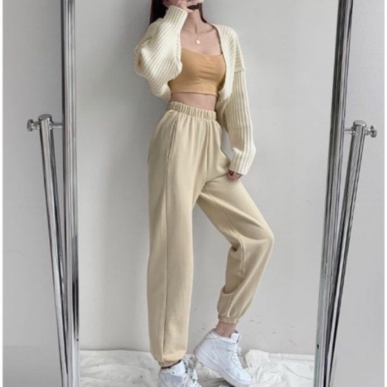 YASSI Oversized Knitted Cardigan Blazer Top