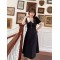 formal dress for women elegant classy plain dress puff sleeve dress button down dress maternity dress for pregnant vintage dress for women fitted dress fairy dress black dress midi dress for women dress korean style plus size dress for women