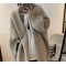 Korean version of the new lazy all-match loose solid color sleeve knitted sweater cardigan jacket