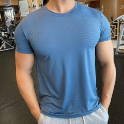 KAMB T-shirts for Men Clothes Gym Breathable Quick Dry Short Sleeve Round neck T-shirt Men Clothing