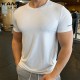 KAMB T-shirts for Men Clothes Gym Breathable Quick Dry Short Sleeve Round neck T-shirt Men Clothing